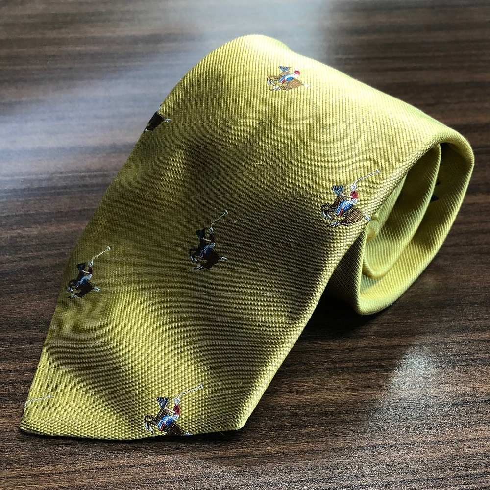 Cordings Yellow Tie Made in Ireland